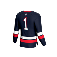 UConn Huskies GameDay Greats Lightweight Hockey Team Fashion Jersey - Navy