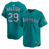 Seattle Mariners Cal Raleigh Nike Teal Alternate Limited Jersey