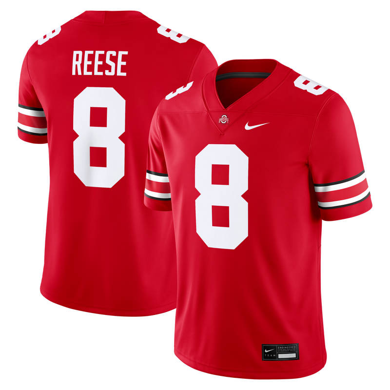 Arvell Reese Ohio State Buckeyes Nike Game Jersey - Scarlet