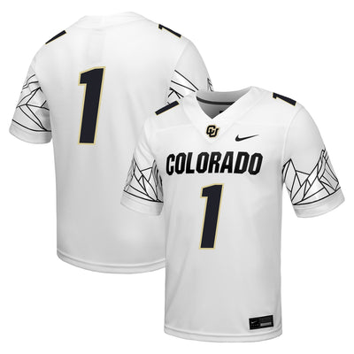 Colorado Buffaloes Nike Untouchable Game Jersey - White