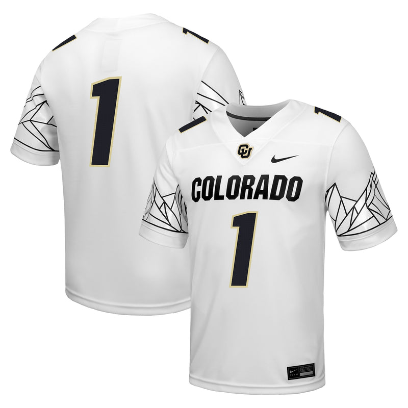 Colorado Buffaloes Nike Untouchable Game Jersey - White