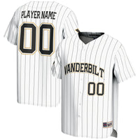 Vanderbilt Commodores GameDay Greats NIL Pick-A-Player Lightweight Baseball Jersey - White