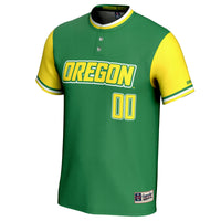 Oregon Ducks GameDay Greats NIL Pick-A-Player Lightweight Softball Jersey - Green