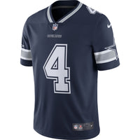 Dallas Cowboys Dak Prescott Nike Navy Vapor Limited Player Jersey