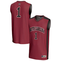 #1 South Carolina Gamecocks GameDay Greats Lightweight Collegiate Basketball Fashion Jersey - Garnet