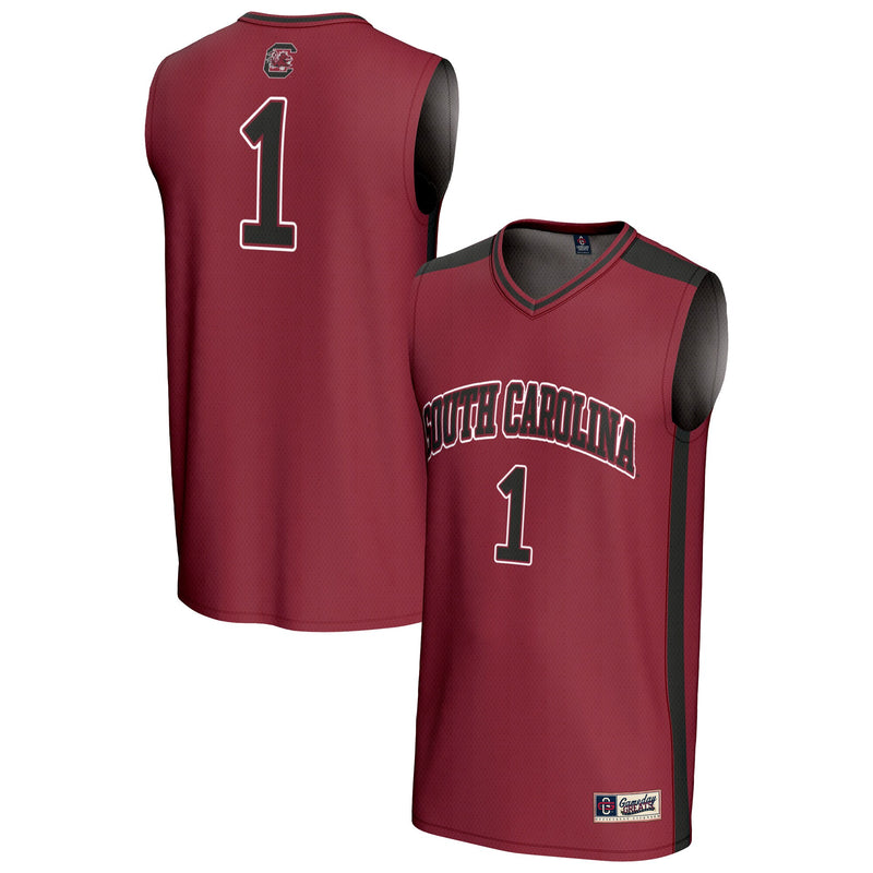 #1 South Carolina Gamecocks GameDay Greats Lightweight Collegiate Basketball Fashion Jersey - Garnet