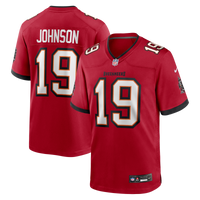 Tampa Bay Buccaneers Keyshawn Johnson Nike Red Game Retired Player Jersey