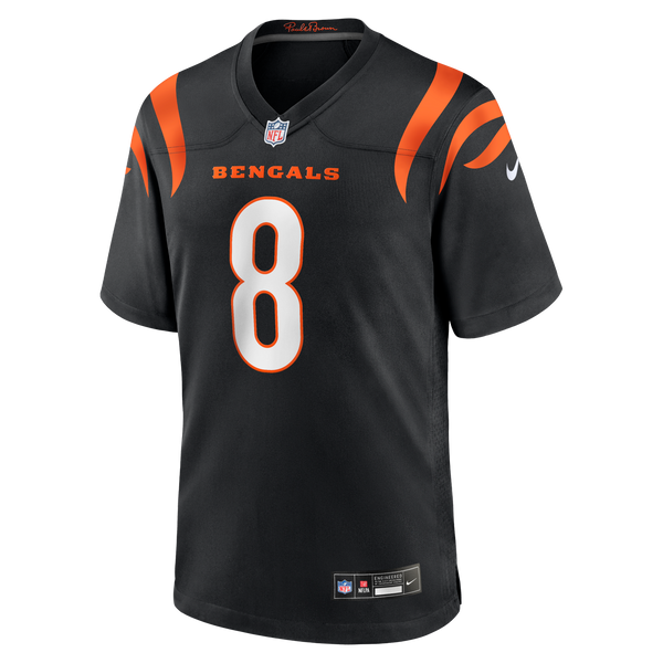 Cincinnati Bengals Ryan Rehkow Nike Black Game Jersey