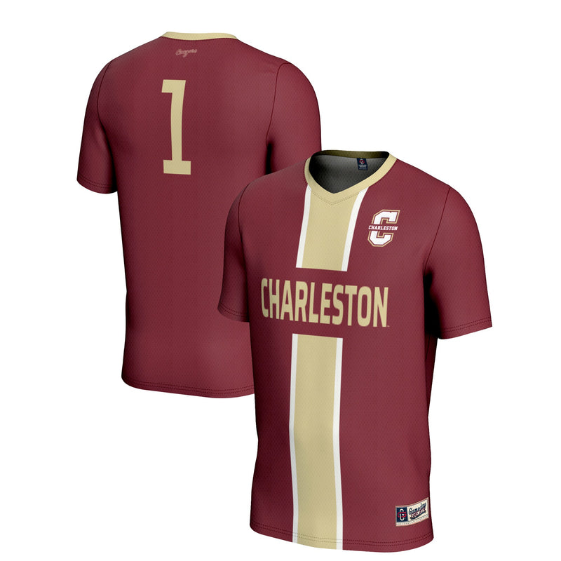 #1 Charleston Cougars GameDay Greats Lightweight Soccer Jersey - Maroon