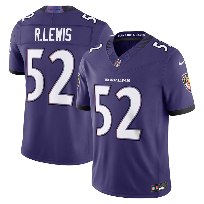 Baltimore Ravens Ray Lewis Nike Purple Vapor F.U.S.E. Stitched Retired Limited Jersey