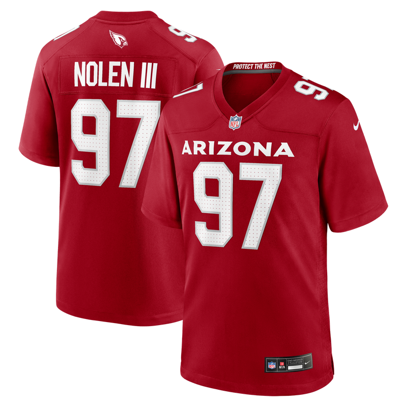 Arizona Cardinals Walter Nolen Nike Cardinal Game Player Jersey