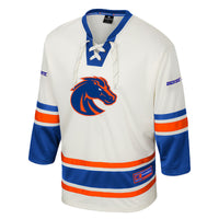 Boise State Broncos Colosseum Puck Proud Fashion Hockey Jersey - Cream