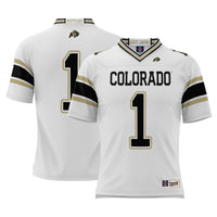 #1 Colorado Buffaloes GameDay Greats Endzone Football Jersey - White