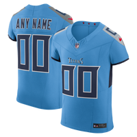 Tennessee Titans Nike Light Blue Team Vapor F.U.S.E. Elite Custom Jersey
