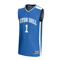 #1 Seton Hall Pirates GameDay Greats Lightweight Basketball Fashion Jersey - Blue
