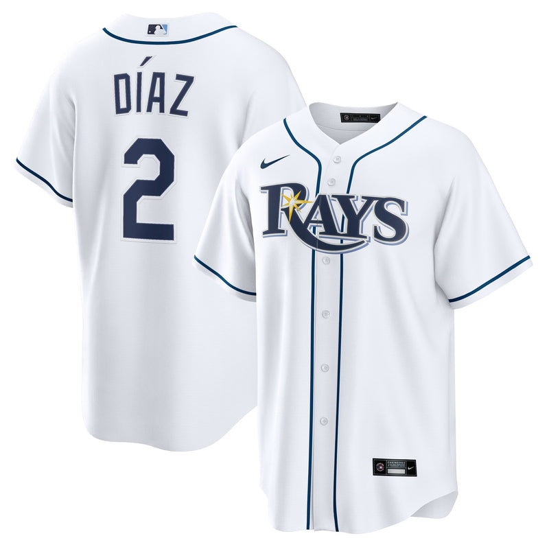 Tampa Bay Rays Yandy Díaz Nike White Home Replica Jersey
