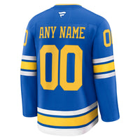 St. Louis Blues Fanatics Blue Home Premium Custom Jersey
