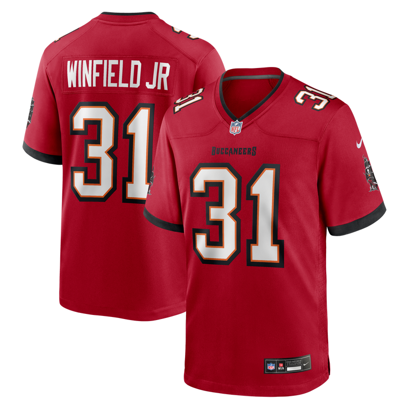 Tampa Bay Buccaneers Antoine Winfield Jr. Nike Red Game Jersey