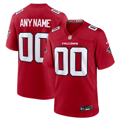 Atlanta Falcons Nike Red Custom Game Jersey