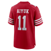 San Francisco 49ers Brandon Aiyuk Nike Scarlet Game Player Jersey