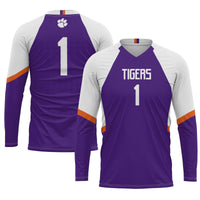 #1 Clemson Tigers GameDay Greats Lightweight Volleyball Jersey - Purple