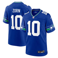 Seattle Seahawks Jim Zorn Nike Royal Retired Player Alternate Game Jersey
