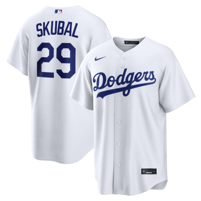 Los Angeles Dodgers Tarik Skubal Nike White Home Replica Jersey