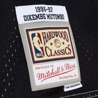 Atlanta Hawks Mitchell & Ness Dikembe Mutombo 1996 Split Swingman Jersey - Black/White
