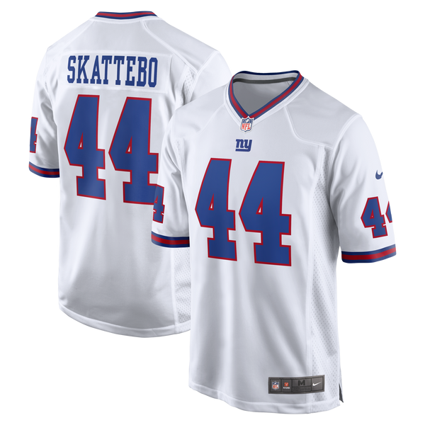 New York Giants Cam Skattebo Nike White Alternate Vintage White Game Jersey