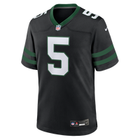New York Jets Garrett Wilson Nike Legacy Black Alternate Game Jersey
