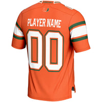 Miami Hurricanes GameDay Greats NIL Pick-A-Player Football Jersey - Orange