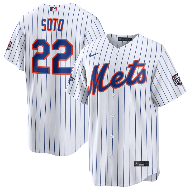2026 All-Star Game New York Mets Juan Soto Nike White Replica Jersey