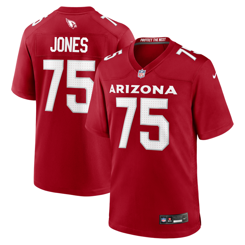 Arizona Cardinals Christian Jones Nike Cardinal Team Game Jersey