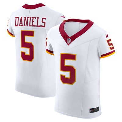 Washington Commanders Jayden Daniels Nike White Alternate 2 Super Bowl Era Vapor F.U.S.E. Elite Jersey