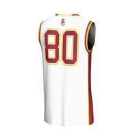#80 USC Trojans GameDay Greats Lightweight Basketball Fashion Jersey - White