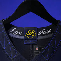 Los Angeles Rams Kyren Williams Nike Midnight Blue 2025 Rivalries Collection Stitched Limited Jersey