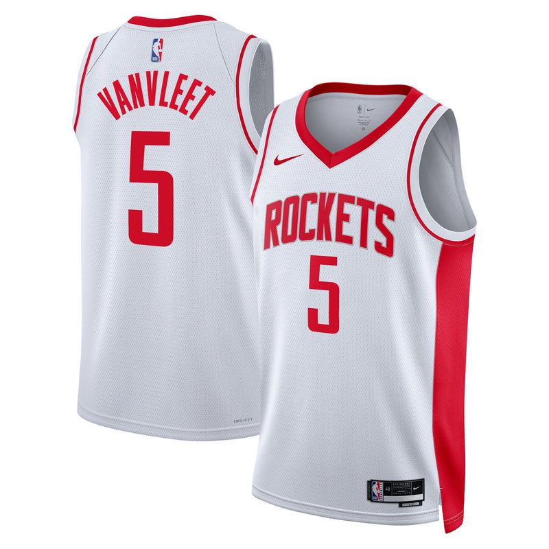 Houston Rockets Nike Association Edition Swingman Jersey - White - Fred VanVleet
