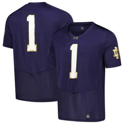 Under Armour Navy Notre Dame Fighting Irish Replica Football Jersey
