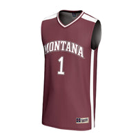 #1 Montana Grizzlies GameDay Greats Lightweight Basketball Fashion Jersey - Maroon
