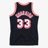 Mitchell & Ness Alonzo Mourning Black Miami Heat Hardwood Classics Swingman Jersey