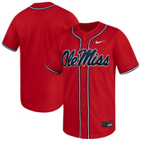 Nike Red Ole Miss Rebels Limited Baseball Jersey