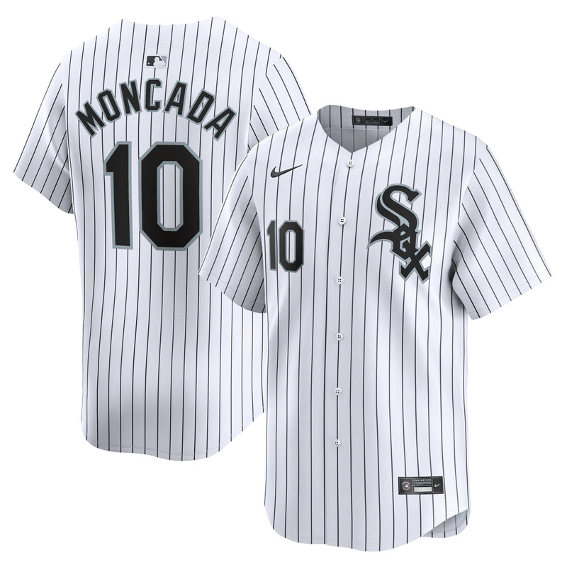 Chicago White Sox Yoan Moncada Nike White Home Limited Player Jersey