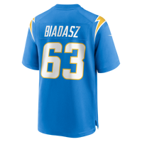 Los Angeles Chargers Tyler Biadasz Nike Powder Blue Team Game Jersey