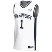 #1 New Hampshire Wildcats GameDay Greats Lightweight Basketball Jersey - White