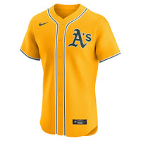 Athletics Nike Gold Alternate 2 Elite Jersey