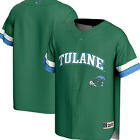 Tulane Green Wave GameDay Greats Spirit Baseball Jersey - Green