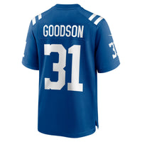 Indianapolis Colts Tyler Goodson Nike Royal Game Jersey