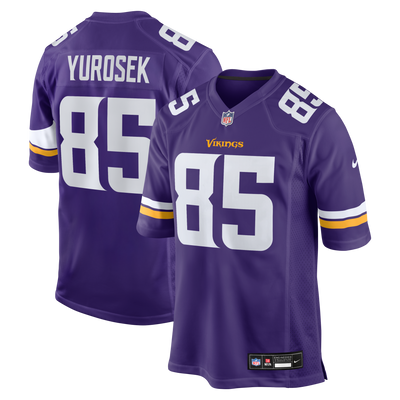 Minnesota Vikings Ben Yurosek Nike Purple Team Game Jersey