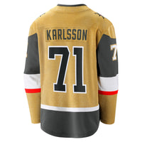 Vegas Golden Knights William Karlsson Fanatics Gold Home Breakaway Jersey