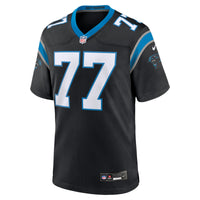 Carolina Panthers Yosh Nijman Nike Black Game Jersey